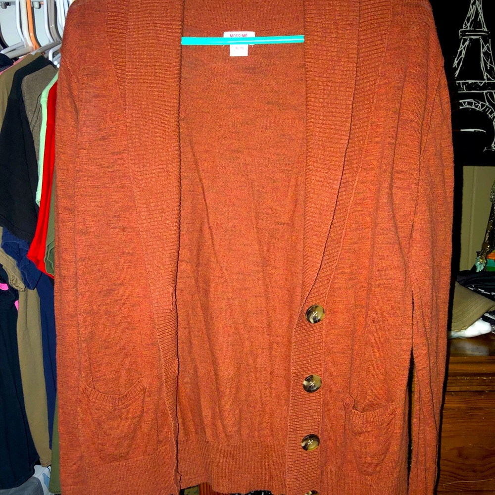 Burnt orange pullover